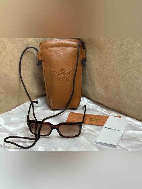 MCM Accessories - NWT MCM Tortoise Oversized Square Sunglasses Brown Gradient